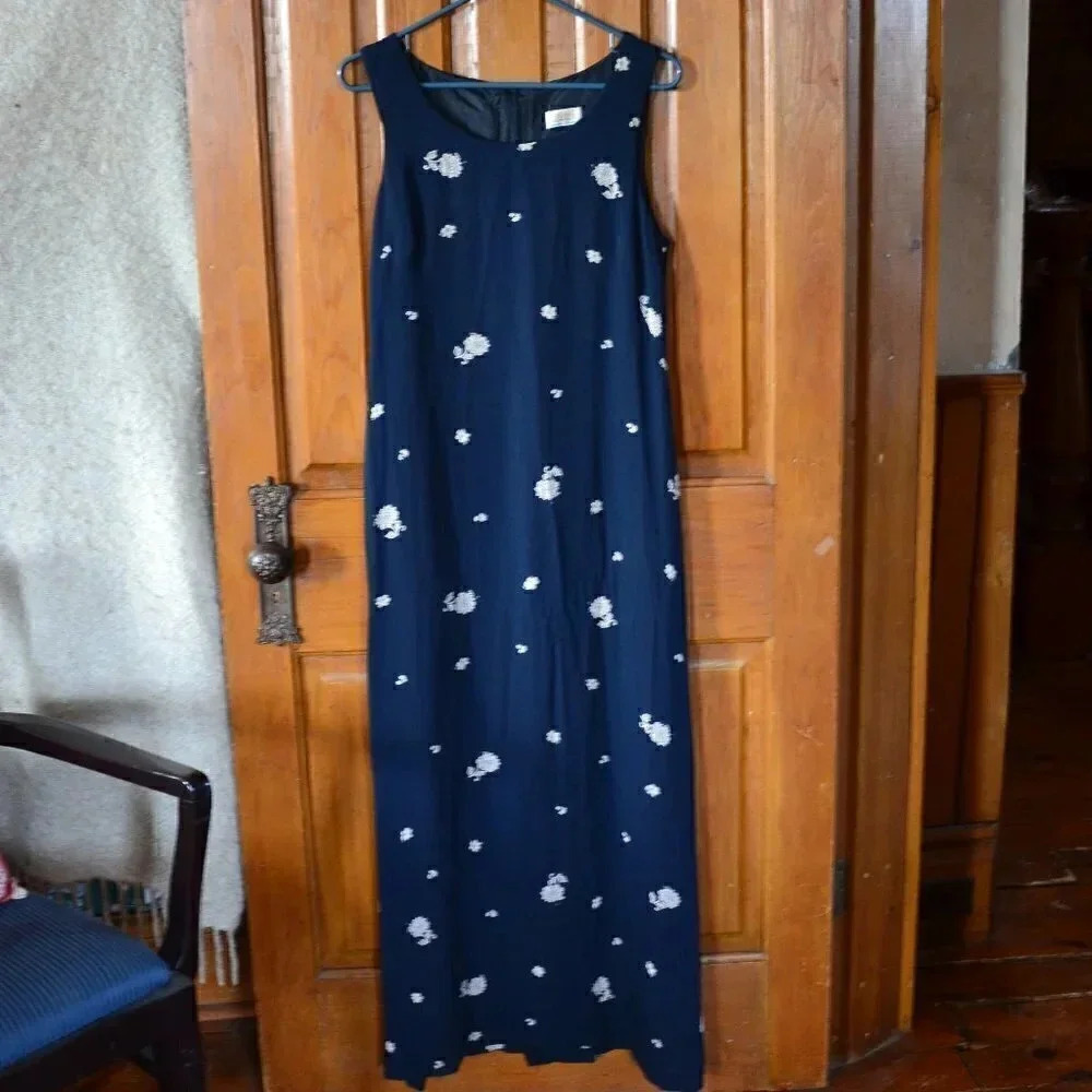 Vtg Floor Length Sun Dress